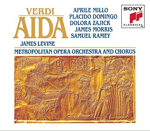 Giuseppe Verdi Verdi Aida Millo Domingo Zajick Morris + Levine Met Opera Orch 