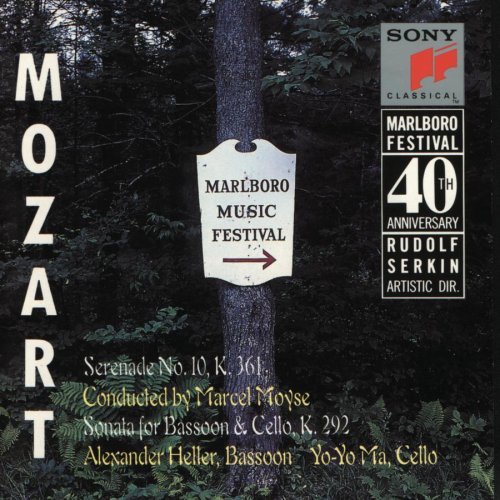 W.A. Mozart/Ser 10 Gran Partita/Son Bsn Vc@Heller (Bsn)/Ma (Vc)@Moyse/Marlboro Fest Orch