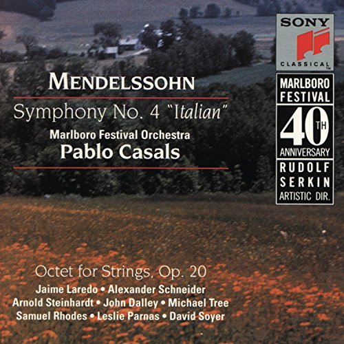 F. Mendelssohn/Symphony No 4 Octet For String@Laredo/Schneider/Dalley/&@Casals/Marlboro Fest Orch