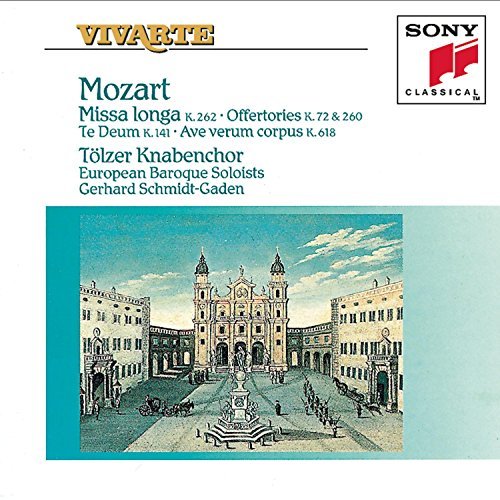 W.A. Mozart/Missa Longa/Te Deum/Venite/Etc@Tozler Boys Choir@European Baroque Solo