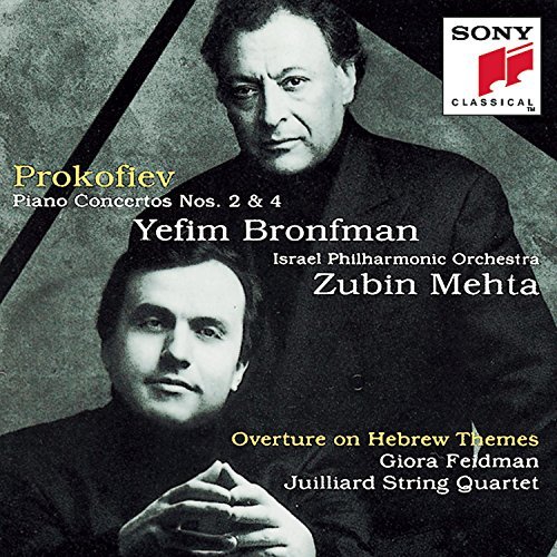 S. Prokofiev/Piano Concerto Nos 2 & 4@Bronfman (Pno)/Feidman (Cl)@Mehta/Israel Po