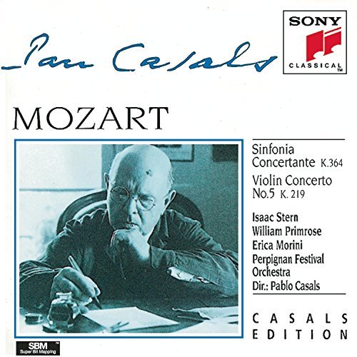 W.A. Mozart/Sinfonia Concertante@Stern/Primrose/Morini/Casals@Casals/Perpignan Fest Orch