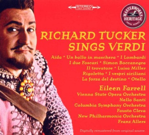 Richard Tucker/Sings Verdi@Tucker (Ten)/Farrell (Sop)