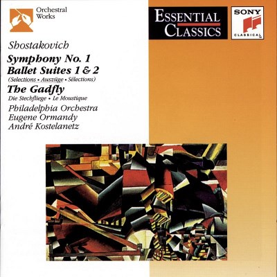 D. Shostakovich Sym 1 Ballet Ste 1 2 Gadfly Ormandy & Kostelanetz Various 