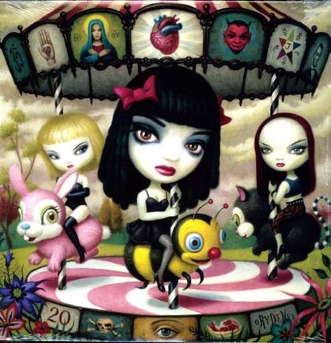 Jack Off Jill/Clear Hearts Grey Flowers