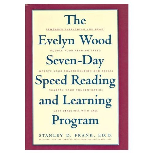 Stanley D. Frank Evelyn Wood Seven Day Speed Reading & Learni 