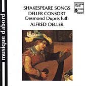 Alfred Deller Shakespeare Songs 