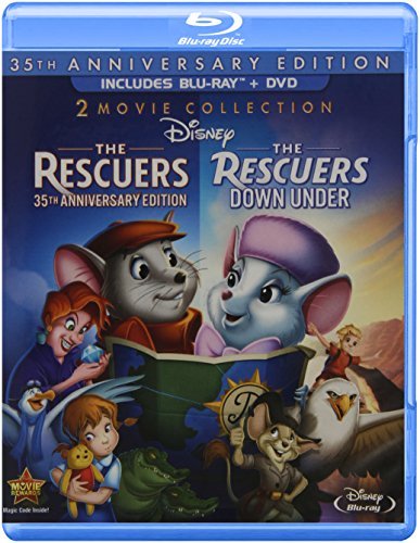 Rescuers/Rescuers Down Under/Double Feature@Blu-Ray/DVD@G