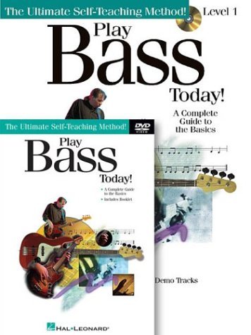 Hal Leonard Corp Play Bass Today! Beginner's Pack Book Online Audio DVD Pack 
