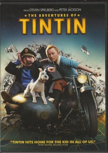 The Adventures of Tintin (2011) (Rental Edition)/Jamie Bell, andy Serkis, and Daniel Craig@PG@DVD