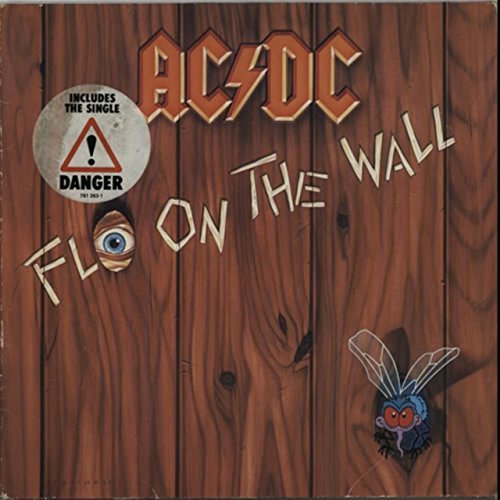 AC/DC/Fly On The Wall@Atlantic, 1985. Very Good+@(Specialty pressing. In original shrink w/ hype sticker.)