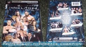 Wwe Backlash 2007 Blockbuster 2 Disc Exclusive 