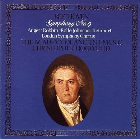 L.V. Beethoven/Sym 9 Choral@Auger/Robbin/Rolfe-Johnson@Hogwood/Aam