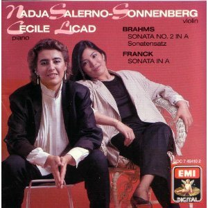 Salerno-Sonnenberg/Licad/Franck Brahms: Violin Sonatas
