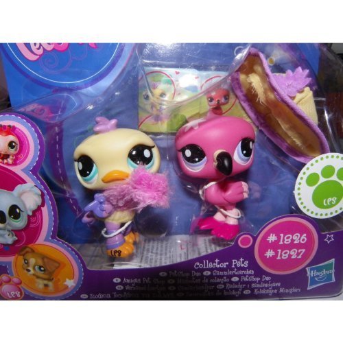 HASBRO/LITTLEST PET SHOP FLAMINGO & O