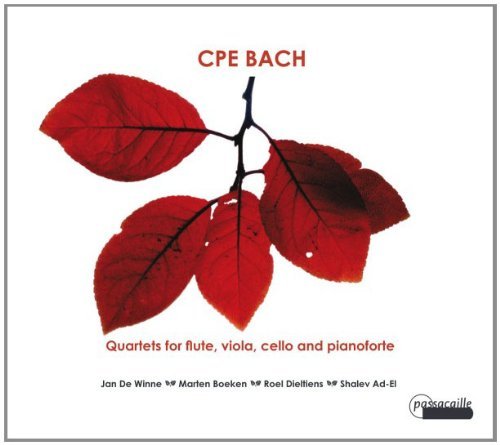 C.P.E. Bach/Quartets For Flute Viola Cello@Winne/Boeken/Dieltiens@Digipak