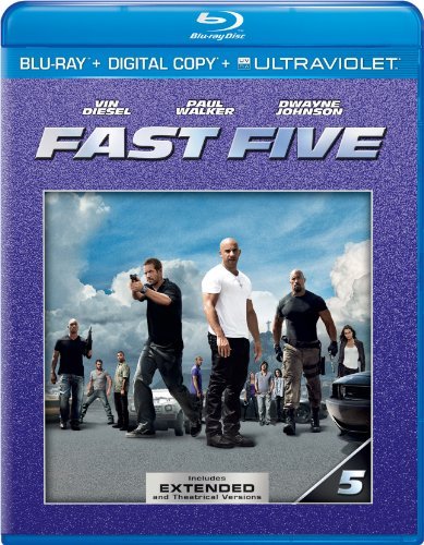 Fast Five/Diesel/Walker/Johnson@Blu-Ray/Ws@Pg13/Incl. Uv/Dc