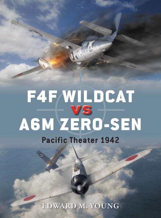 Edward M. Young F4f Wildcat Vs A6m Zero Sen Pacific Theater 1942 