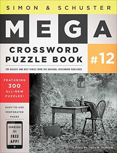 John M. Samson Simon & Schuster Mega Crossword Puzzle Book #12 