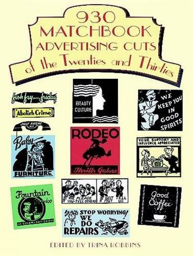 Trina Robbins 930 Matchbook Advertising Cuts Of The Twenties And 