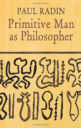 Paul Radin/Primitive Man As Philosopher@Rev