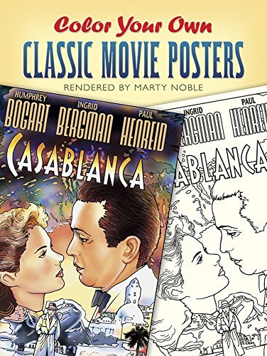 Marty Noble/Color Your Own Classic Movie Posters
