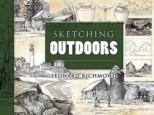 Leonard Richmond Sketching Outdoors Green 