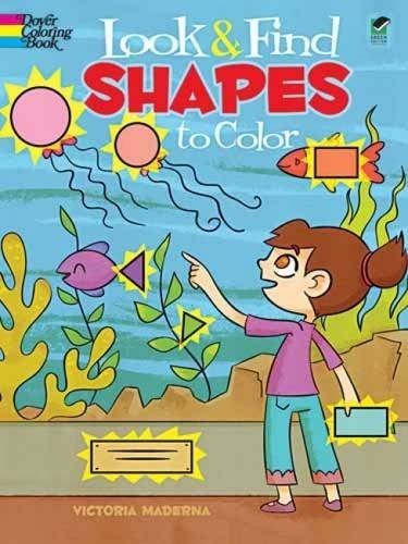 Victoria Maderna Look & Find Shapes To Color Green 