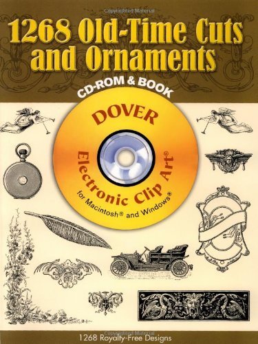 Blanche Cirker 1268 Old Time Cuts And Ornaments [with Cdrom] 