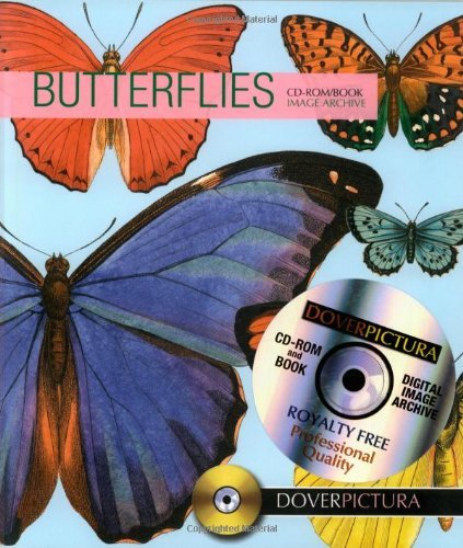 Dover Butterflies [with Doverpictura Cd] 