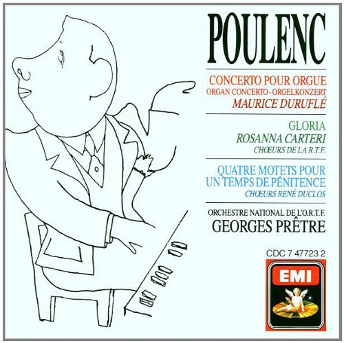 F. Poulenc Gloria 4 Mot Con Org Carteri (sop) Durufle (org) Pretre Natl Rad Orch France 