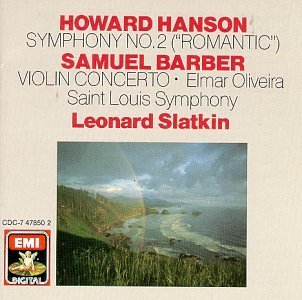 Hanson/Barber/Sym 2/Con Vn@Oliveira*elmar (Vn)@Slatkin/St. Louis So