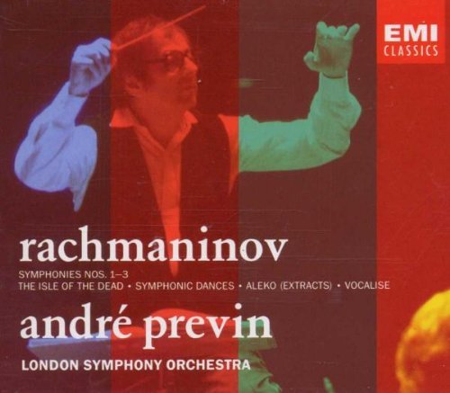 Andre Previn Rachmaninov Symphonies 3 CD Set Previn London So 