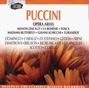 Domingo/Caballe/Puccini: Opera Arias