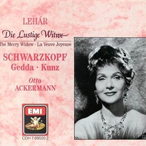 F. Lehar/Merry Widow-Comp Operetta@Schwarzkopf/Kunz/Loose/Gedda@Ackermann/Phil Orch