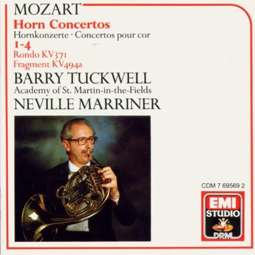 W.A. Mozart/Con Hn 1-4/Con Rondo/Fragments@Tuckwell*barry (Hn)@Marriner/Asmf