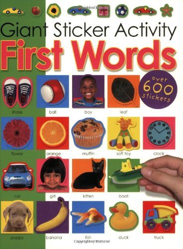 Roger Priddy Giant Sticker Activity First Words 