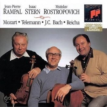 Mozart/Telemann/Bach/Reicha/Trios & Quartets By Mozart@Rampal/Stern/Rostropovich