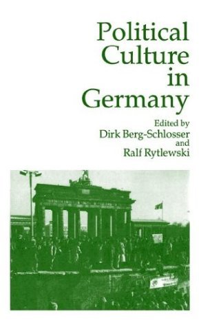 Dirk Berg Schlosser Political Culture In Germany 1993 