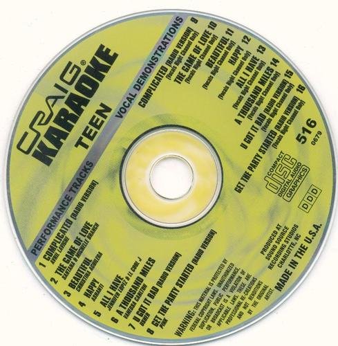 Craig/Karaoke Cd Graphics Teen Hits 1