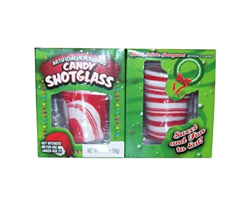 Candy/Candy Cane Shotglass-Peppermint@12