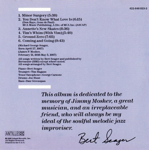 Bert Seager Jazz Quintet/Because They Can