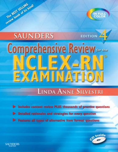 Linda Anne Silvestri Comprehensive Review For The Nclex Rn Examination 0004 Edition; 