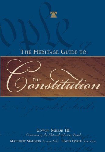 Meese Edwin Iii The Heritage Guide To The Constitution 