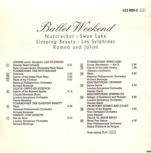 Weekend Classics Ballet Weekend 