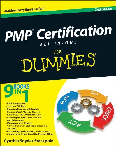 Cynthia Snyder Stackpole Pmp Certification All In One For Dummies 0002 Edition;revised 