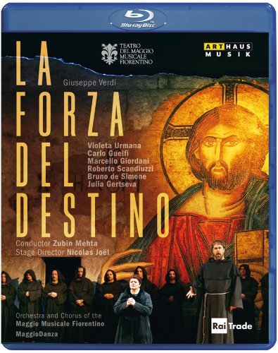 Giuseppe Verdi La Forza Del Destino Blu Ray Urmana Guelfi Giordani Gertsev 