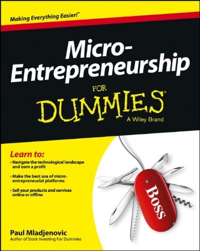 Paul Mladjenovic Micro Entrepreneurship For Dummies 