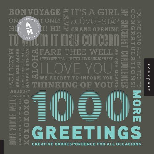 Aesthetic Movement 1 000 More Greetings Creative Correspondence For All Occasions 