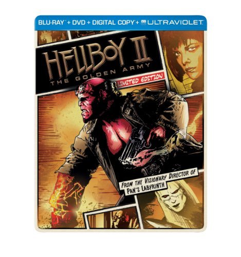 Hellboy 2: The Golden Army/Hellboy 2: The Golden Army@Blu-Ray/Ws/Steelbook/Lmtd Ed.@Pg13/Dvd/Dc/Uv